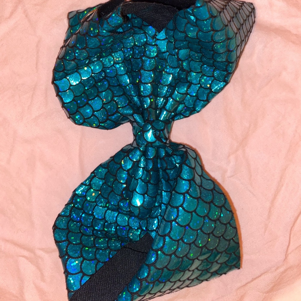 Metallic Mermaid Print JoJo Bow